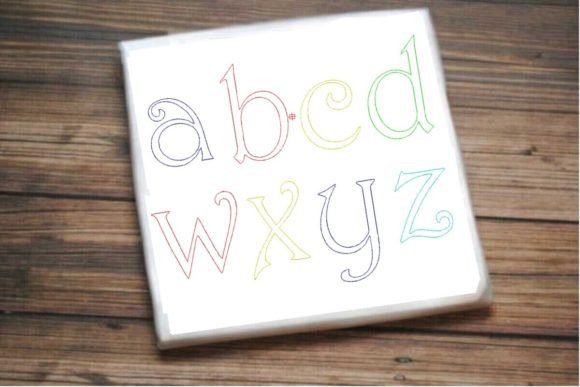Personalizing Style with the Beautiful Small Letter Vide Embroidery Motif