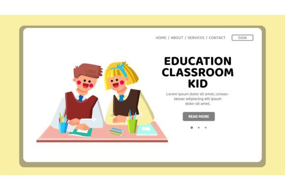 Visualizing Pedagogy: The Strategic Value of Teacher Education Classroom Kid Vector Assets
